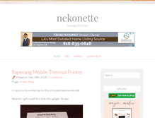 Tablet Screenshot of nekonette.com